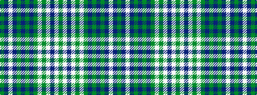 idealised woven sample of pattern GBWBGBGBGWGWBWG