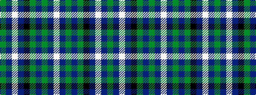 idealised woven sample of pattern GBWBKGBGBW