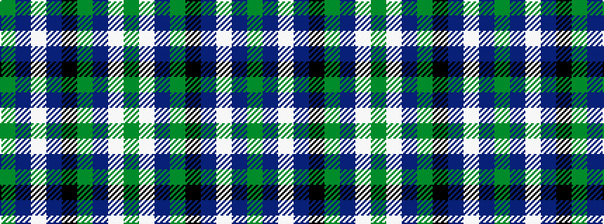 idealised woven sample of pattern GBWBKGBWG