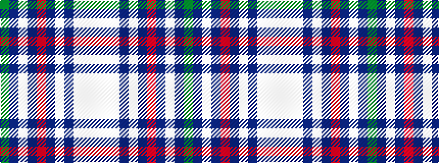 idealised woven sample of pattern GBWBRBWBWWW