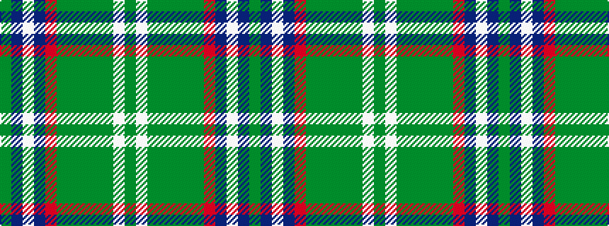 idealised woven sample of pattern GBWBRGGGGGWG