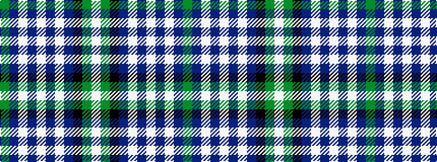 idealised woven sample of pattern GBWBWBWBKGW