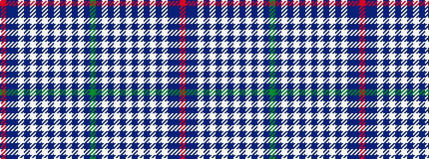 idealised woven sample of pattern GBWBWBWBWBWBWBBR