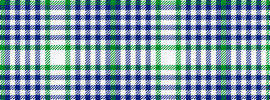 idealised woven sample of pattern GBWBWBWBWGWW