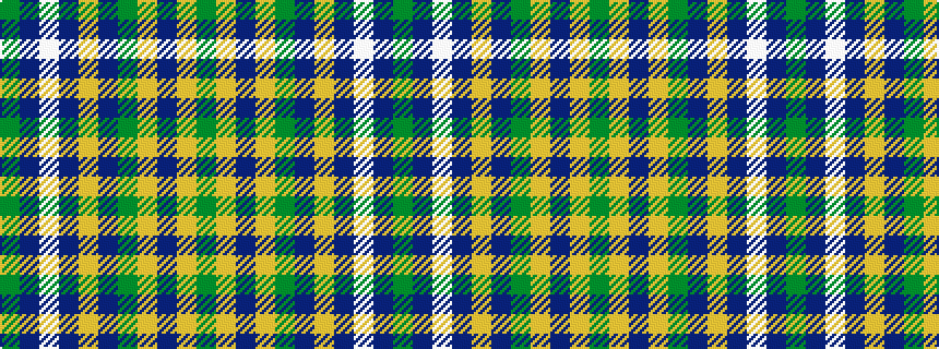 idealised woven sample of pattern GBWBYBGYBYG