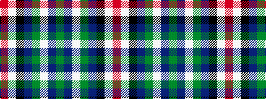 idealised woven sample of pattern GBWGBKWR