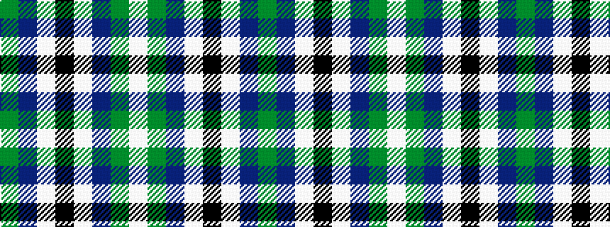 idealised woven sample of pattern GBWKWBGW