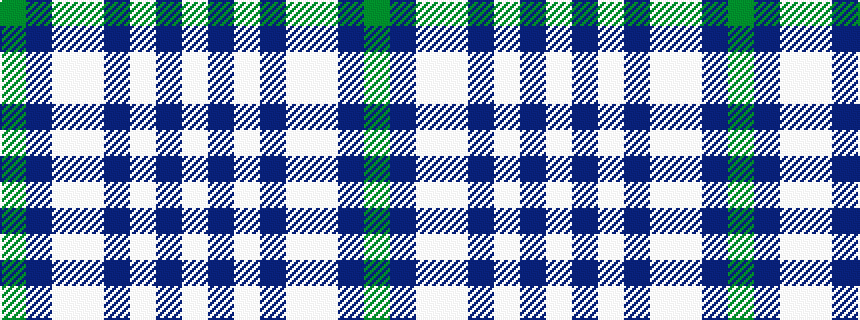 idealised woven sample of pattern GBWWBWBW