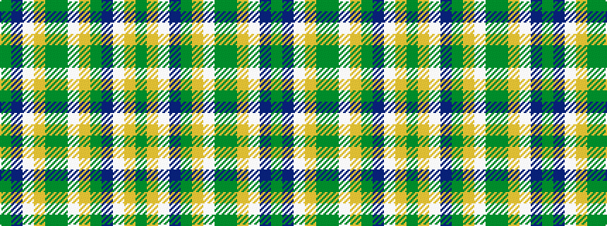 idealised woven sample of pattern GBWYGGWYGBWYG