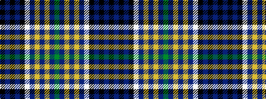 idealised woven sample of pattern GBYBYBWKBKBK