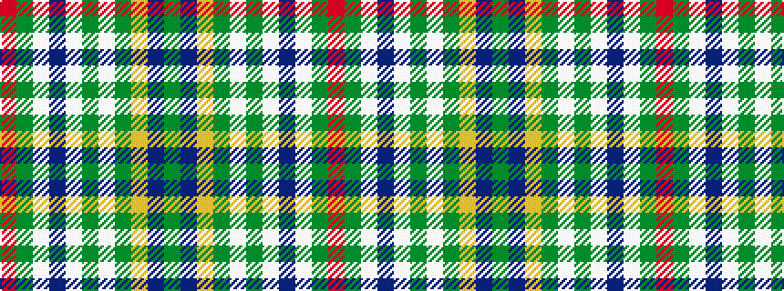 idealised woven sample of pattern GBYGWGWBWGR