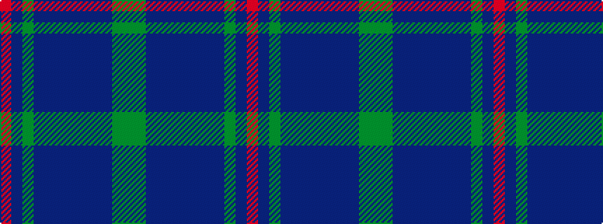 idealised woven sample of pattern GGBBBBBBBGBR