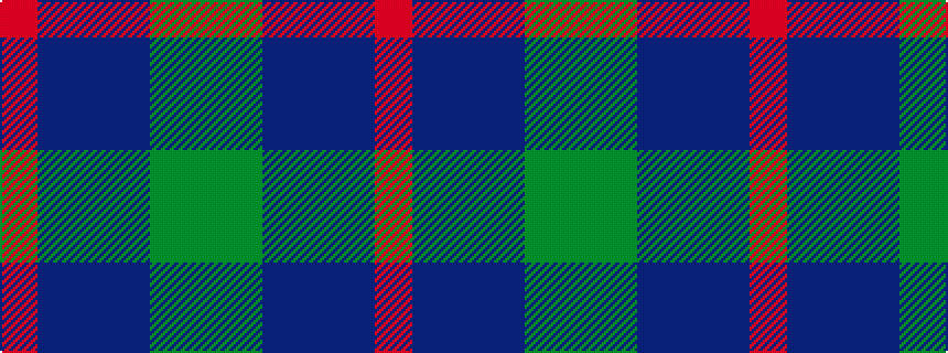 idealised woven sample of pattern GGBBBR