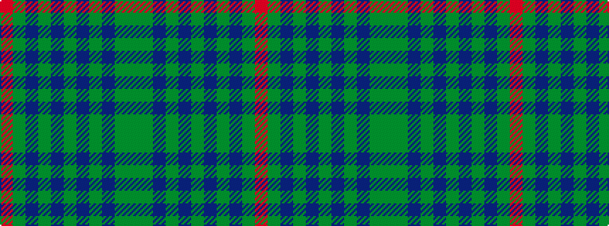 idealised woven sample of pattern GGBGBGBGBGR