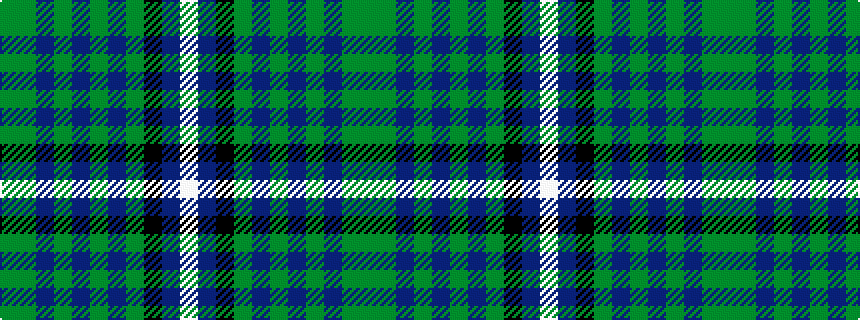 idealised woven sample of pattern GGBGBGBGKBW