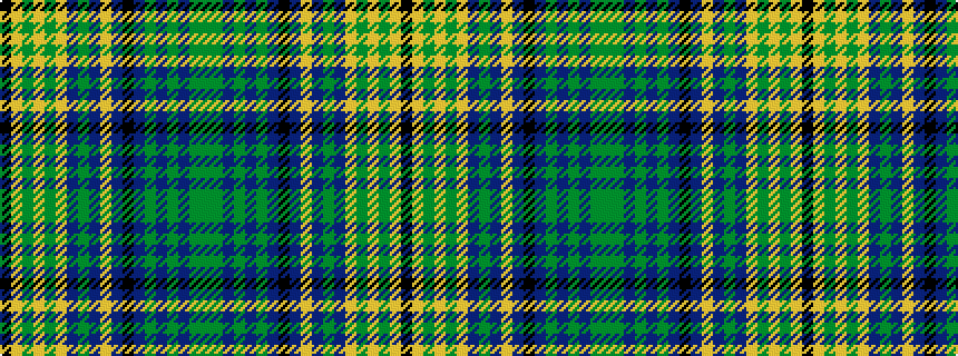idealised woven sample of pattern GGBGBGBKBYBGBYGYGYK