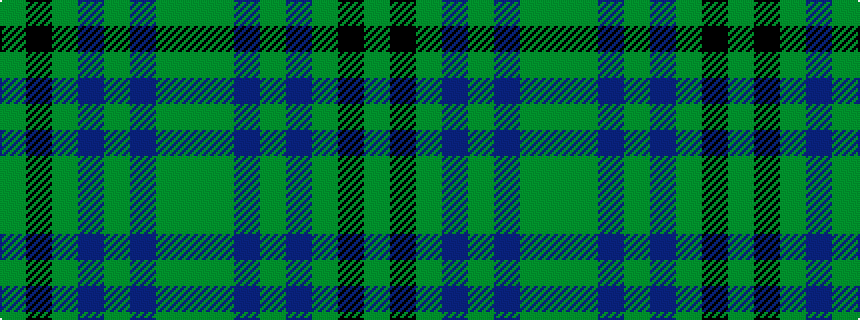 idealised woven sample of pattern GGBGBGKG