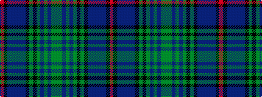 idealised woven sample of pattern GGBGBGKGKBBBBBKR