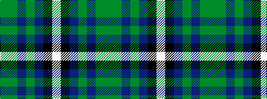 idealised woven sample of pattern GGBGBKW