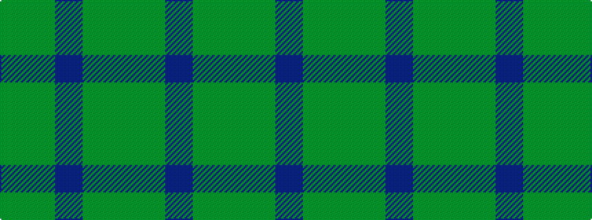 idealised woven sample of pattern GGBGG