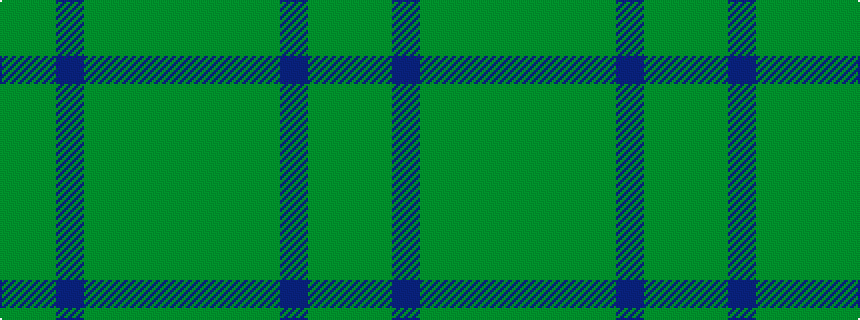 idealised woven sample of pattern GGBGGGG