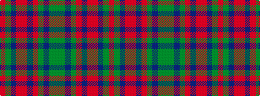 idealised woven sample of pattern GGBGRBRRBGR