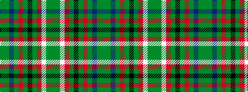 idealised woven sample of pattern GGBGRGKGRWGG