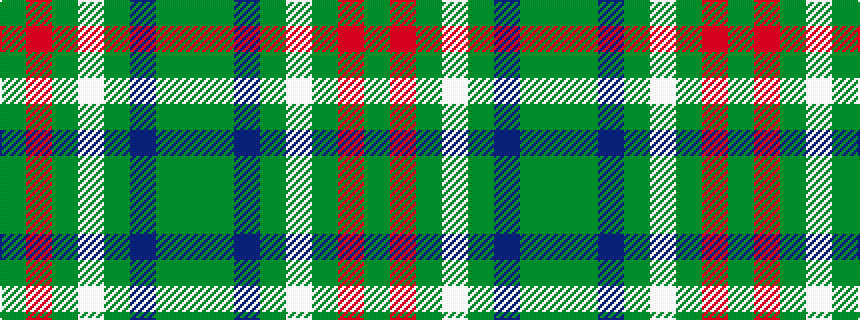 idealised woven sample of pattern GGBGWGRG
