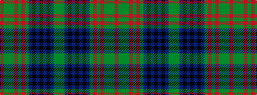 idealised woven sample of pattern GGBKBKBKBGRGRGGGR