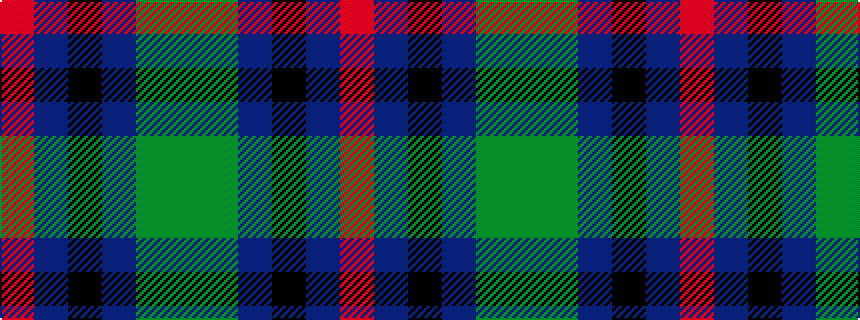 idealised woven sample of pattern GGBKBR