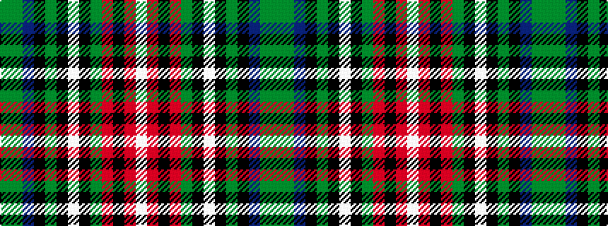 idealised woven sample of pattern GGBKGKWKGRKRW