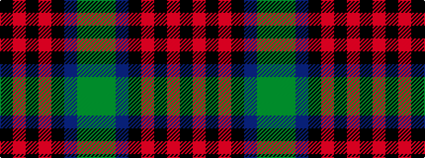 idealised woven sample of pattern GGBKRKRK