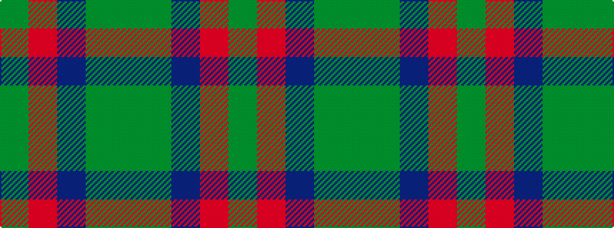 idealised woven sample of pattern GGBRG