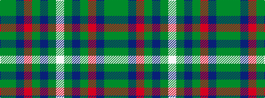 idealised woven sample of pattern GGBRGBGW