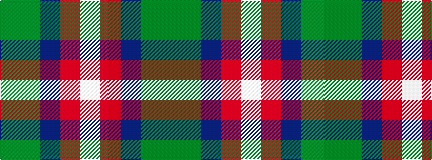 idealised woven sample of pattern GGBRW