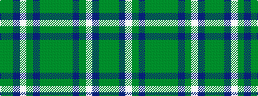 idealised woven sample of pattern GGBWGBGGG