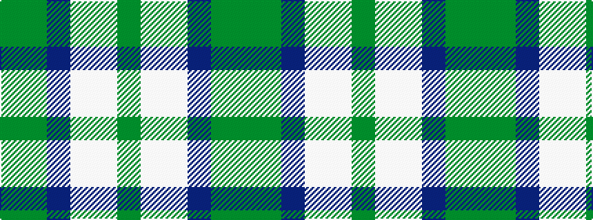 idealised woven sample of pattern GGBWWG