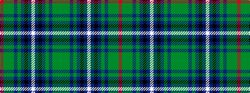 idealised woven sample of pattern GGGBGBKBWBKBGBGGGR