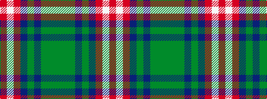 idealised woven sample of pattern GGGBGBRWR