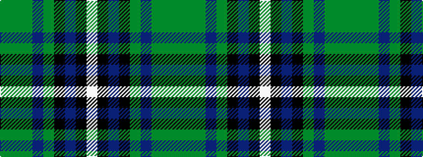 idealised woven sample of pattern GGGBGKBKW