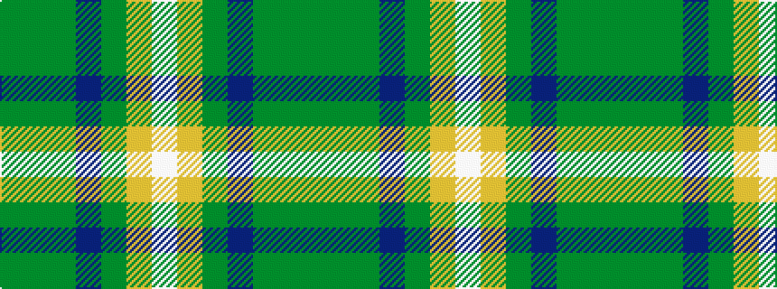 idealised woven sample of pattern GGGBGYW