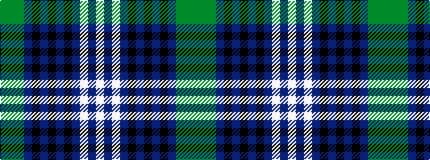 idealised woven sample of pattern GGGBKBKBKBWBW
