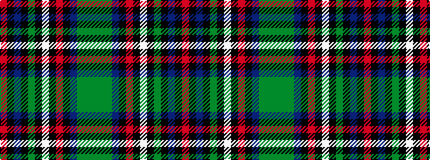 idealised woven sample of pattern GGGBKRKWKGKBKR