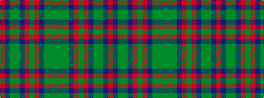 idealised woven sample of pattern GGGBRGRBGGBR