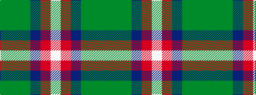 idealised woven sample of pattern GGGBRW