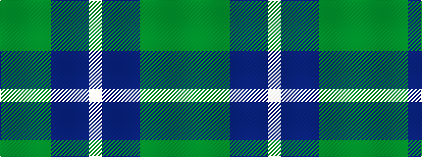 idealised woven sample of pattern GGGGBBBW