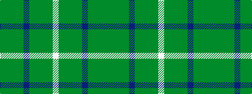 idealised woven sample of pattern GGGGBGGGGW