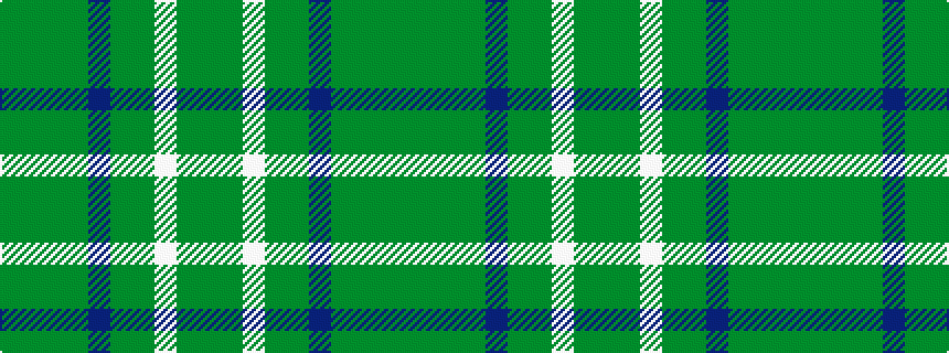 idealised woven sample of pattern GGGGBGGWGG