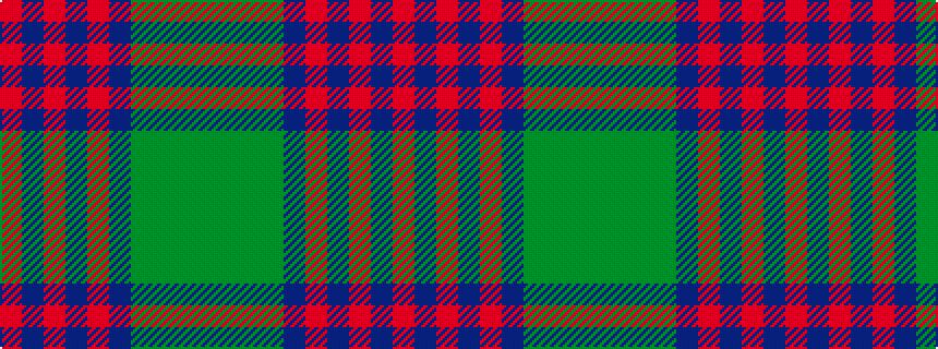 idealised woven sample of pattern GGGGBRBRBR