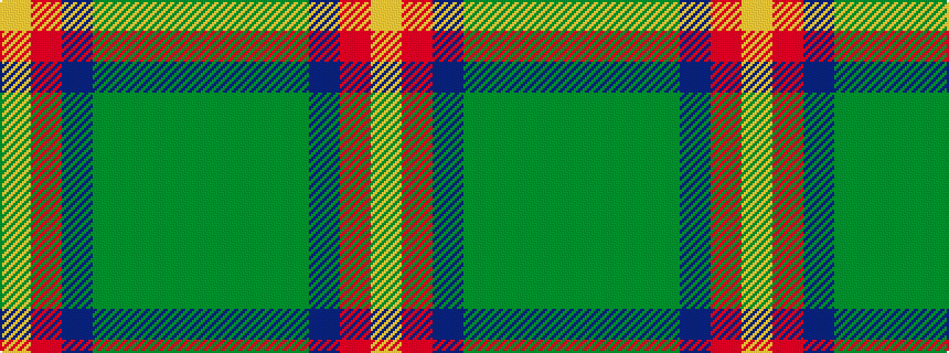 idealised woven sample of pattern GGGGBRY